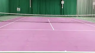DAVID LLOYD WOKING ACRYLIC INDOOR TENNIS COURT #tennis #likeandsubscribe #wimbledon