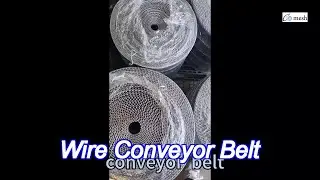 ladder link wire mesh conveyor belt 5mm to 15mm chain pitch