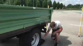 Ankuppeln Traktorkipper