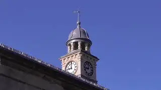 Glossop Town Hall clock