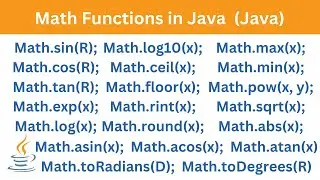 Math Functions in Java | Java
