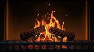 10 Hours Cozy Fireplace 🔥 Relaxing Fire Sounds for Deep Sleep, Study & Calm Background