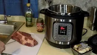 Pressure Cooker Swiss Steak + Mushrooms Instant Pot