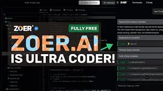 Zoer: This CRAZY FREE Full-Stack AI App Generator is AWESOME!