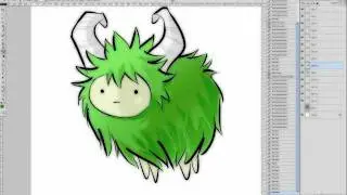 Medusa - Character Design - Yak speed painting