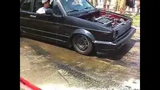 DTM VW CAR SHOW BURNOUT FAIL