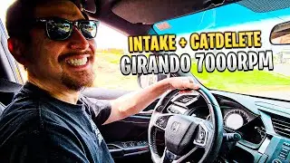 Honda Civic G10 2.0 Flex MANUAL com preparação aspirada! Ganho de potência excelente com Remap!