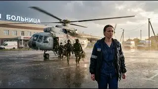 Медсестра закончила смену но затем прилетел вертолёт и солдаты назвали её Мэм