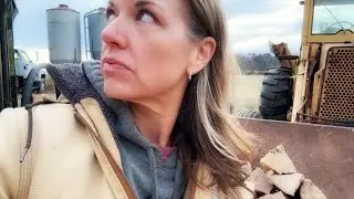 Splitting Wood in Prep for Snow (Ice?) Storm...Here It Comes!