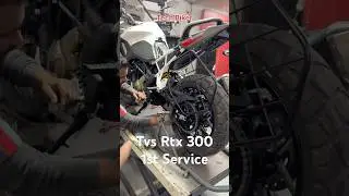 Tvs Rtx 300 First Service || Tvs Apache Rtx 300 First Service Cost #tvs #tvsapache
