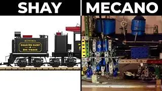 Locomotora de vapor Shay. Las maquetas de José Luis González de Prado