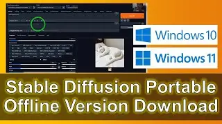 Stable Diffusion Portable Offline Download | AI Picture Generator #StableDiffusion #Texttoimage #AI