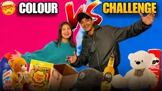 Unexpected Colour Challenge with Nishu❤️🎉