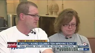 Parents: Josh Speidel improving after crash