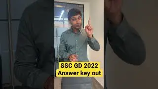 SSC GD ANSWER KEY OUT