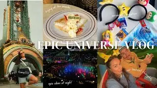 EPIC UNIVERSE VLOG💚 universal staycation @ helios hotel, telling our honest thoughts as first timers