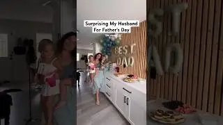 Twin dad Father&rsquo;s Day surprise #twinparents #fathersday #surprise #breakfastideas #twintoddlers