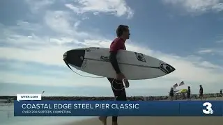 More than 200 surfers compete in Coastal Edge Steel Pier Classic