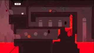 Super Meat Boy - Hell (Dark World): Level 17: Walkthrough