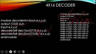 How to design 4x16 decoder by instantiating 3x8 decoder
