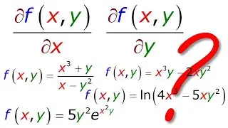 Calcul des dérivées partielles des fonctions à 2 variables