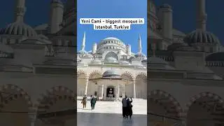 Yeni Camii,biggest mosque in Istanbul with 6 minarets #travel #turkiye #istanbul #mosque #travelvlog