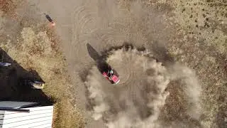 ATV powered Racing Mower Donuts