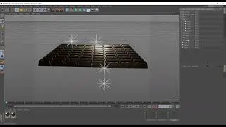 How to create gold bars stacks in Cinema 4D