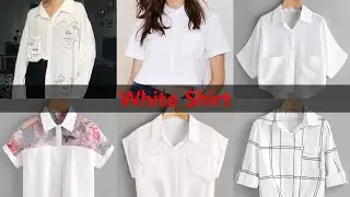 Girls Outstanding White Shirt For Girls| Girls Fancy & Stylish White Shirt Design|