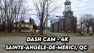 4K Scenic Drive Through Sainte-Angèle-de-Mérici, Québec 🚗🍁 | Discover the Beauty of Rural Québec!