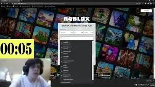 Npesta roblox sign up speedrun ( WORLD RECORD)
