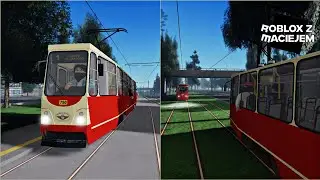 Roblox z Maciejem #120 - Tramwaje Śląskie R-4: Nowe ŻURki | Konstal 105N-2K ZUR #790+740