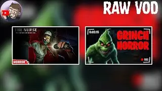 FORTNITE HORROR GAMES: The Nurse & Grinch! ( RAW VOD )