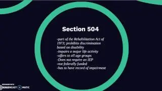 IDEA v SEC 504