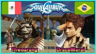 Soulcalibur || fhwoarang 🇲🇽 VS 🇧🇷 DracoMurai || FLYCAST FIGHTCADE 2