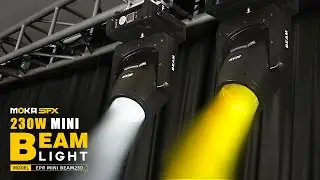 MOKA SFX 230W Beam Mini Moving Head Light | Sharpy Light Beam 230 Mini
