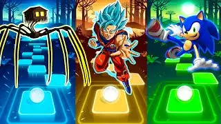 House Head VS Goku VS Sonic The Hedgehog | Tiles Hop EDM Rush
