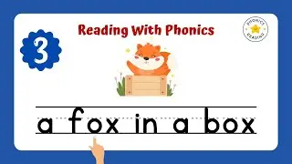 Lesson 3 | Reading with Phonics for Kindergarten | Fun Phonics Lesson | @phonics_reading