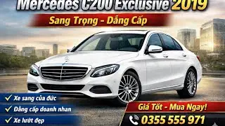 Mercedes C200 Exclusive – Sang Trọng Chuẩn Đức | Xe Lướt Đẹp, Giá Tốt