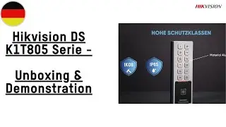 Hikvision DS K1T805 Serie - Unboxing & Demonstration