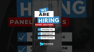 We are Hiring, Panel Beaters for Australia! Sponsored visa Awaits!🇦🇺
