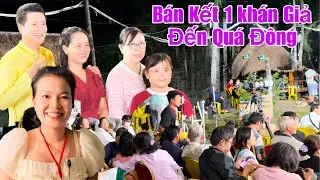Bất Ngờ Khán Giả Đến Xem Đêm Thi Bán Kết 1 Ngôi Sao Miệt Vườn Mùa 4 Quá Đông     Reo Hò Ũng Thí Sinh