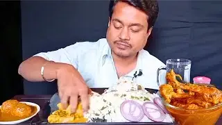 😋Fried Rice🍚, Chicken Kosha🍗, Dim Kosha🥚, Matar Paneer🧀 Big Bites🍽️ Eating Show🍴 Food Vlog🤤