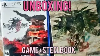 UNBOXING STRANGER OF PARADISE FINAL FANTASY ORIGIN PS5 GAME & STEELBOOK