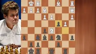 Magnus Carlsen English Opening, Four Knights, Quiet Line