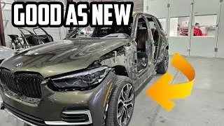 Repair and Paint on a 2022 X5 BMW