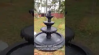 BLACK 🖤 GRANITE WATER FOUNTAIN #shorts #fountain #granite #shortvideo
