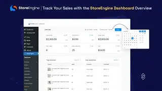 StoreEngine Dashboard Overview &ndash; Track Sales, Orders, Customers & More at a Glance
