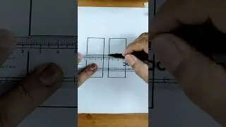 The easy 3D Art illusion #drawing #art #shorts #youtube