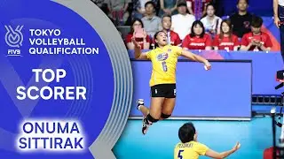 Onuma Sittirak drops it down! | Top Scorer | Women's Volleyball Olympic Qualification 2019